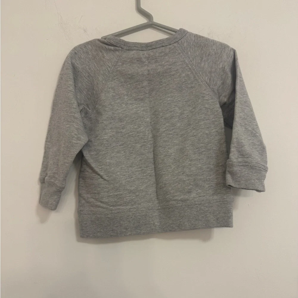 Colored Organics Gray 'Little Swiftie' Graphic Sweatshirt